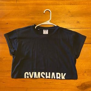 Gymshark Black Crop Top